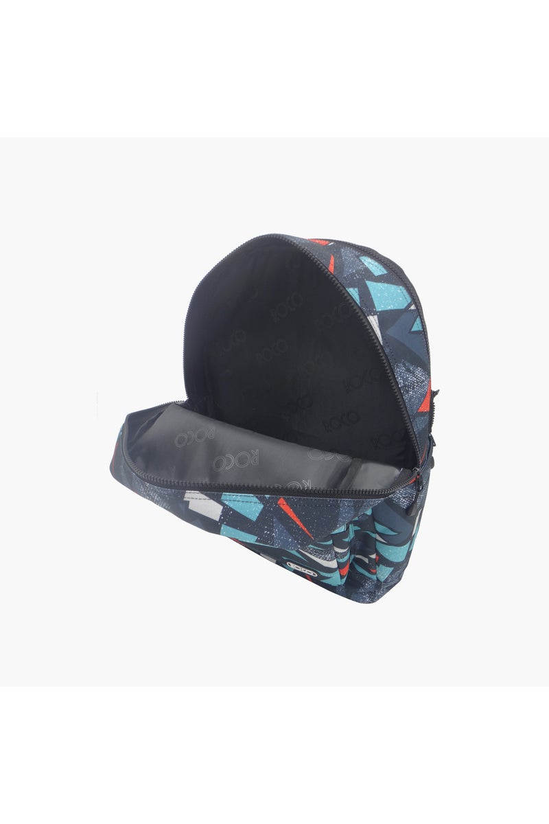 ROCO Printed Backpack with Adjustable Straps and Pencil Case - 17 inches - Image 3